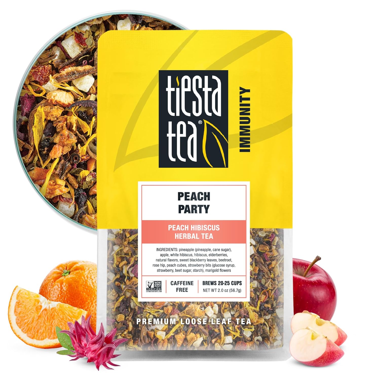 Tiesta Tea Peach Party sypaný čaj - pohled 1